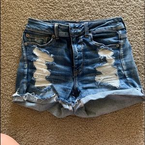American Eagle high rise shorts. Size 6.